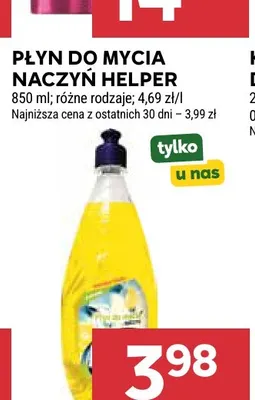 Płyn do mycia naczyń Helper promocja w Stokrotka