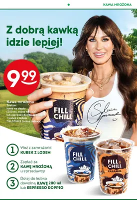 Zestaw Kawa mrożona espresso doppio Fill & Chill Caramel promocja w Żabka