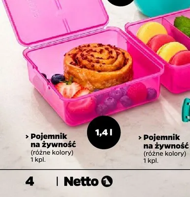 Pojemnik na żywność Sistema 1,4 l promocja w Netto