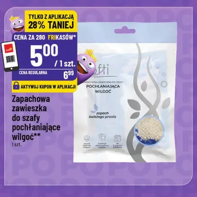 Zapachowa zawieszka do szafy pochłaniająca wilgoć promocja w POLOmarket