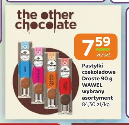 Pastylki czekoladowe Droste Wawel promocja w Społem Częstochowa