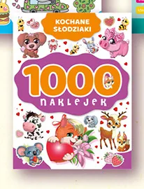 Książka 1000 naklejek Kochane Słodziaki promocja w Biedronka