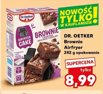 Ciasto Brownie Airfryer Cake Dr. Oetker promocja w Kaufland