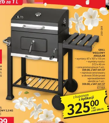 Grill węglowy Angular promocja w Selgros