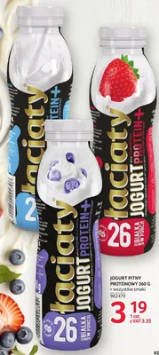 Jogurt pitny proteinowy naturalny Łaciate promocja w Selgros