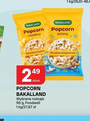 Popcorn maślany Bakalland promocja w Chorten