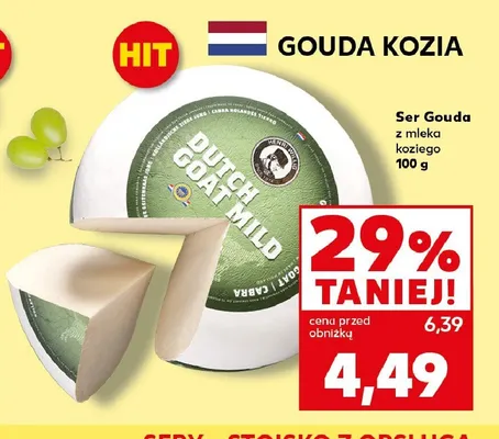 Ser Gouda z mleka koziego Henri Willig promocja w Kaufland