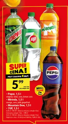 Napój gazowany Pepsi Original promocja w Twój Market