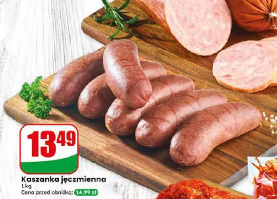 Kaszanka jęczmienna Agro Rydzyna promocja w Dino