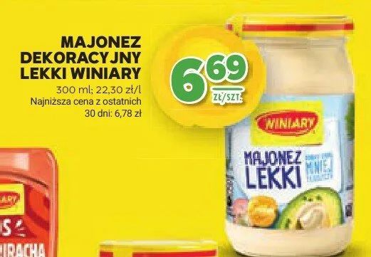 Majonez dekoracyjny lekki promocja w Stokrotka