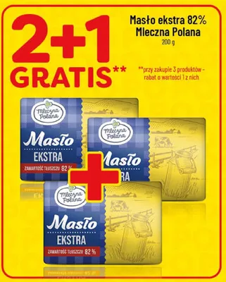 Masło ekstra 82% promocja w POLOmarket