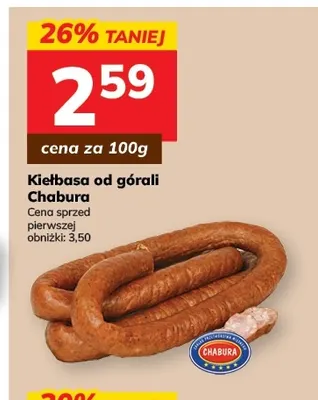 Kiełbasa od górali Chabura promocja w Hitpol