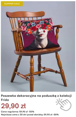 Poszewka dekoracyjna na poduszkę z kolekcji Frida promocja w Medicine