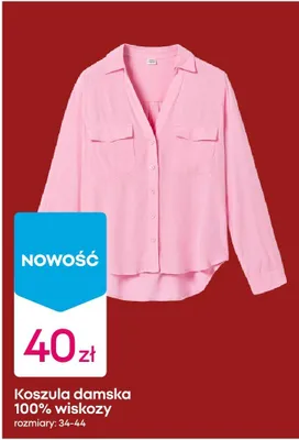 Koszula damska 100% wiskozy promocja w Pepco