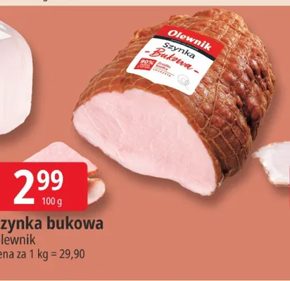 Szynka bukowa Olewnik promocja w Leclerc