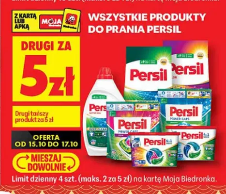 Produkty do prania Persil promocja w Biedronka
