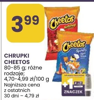 Chrupki cheetos promocja w Stokrotka