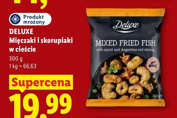 Mięczaki i skorupiaki w cieście Deluxe promocja w Lidl