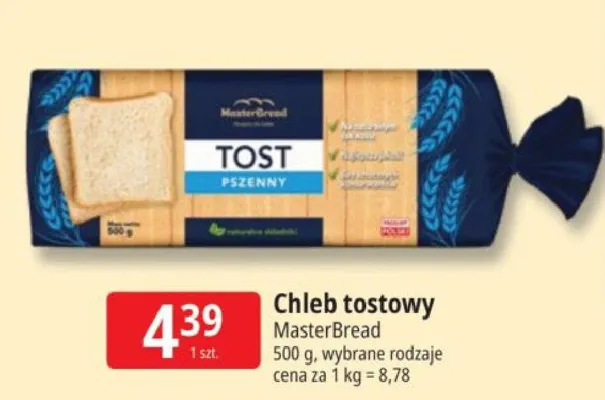 Chleb tostowy promocja w Leclerc