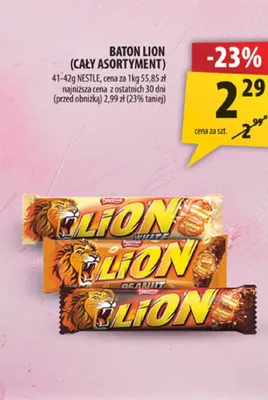 Baton Lion White promocja w Arhelan