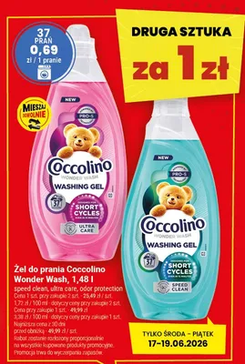 Żel do prania Coccolino Wonder Wash Ultra Care promocja w Twój Market