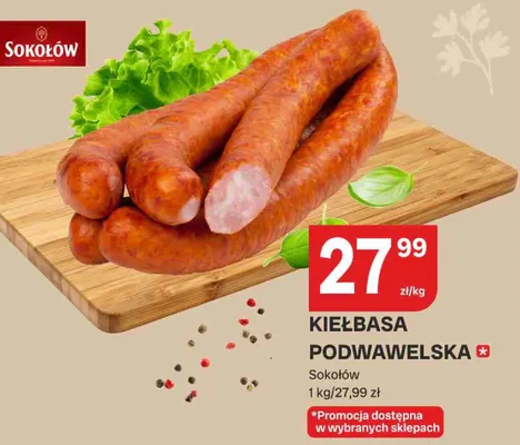 Kiełbasa Podwawelska Sokołów promocja w Chorten