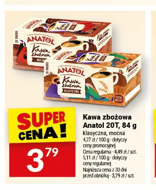 Kawa zbożowa Anatol mocna promocja w Twój Market