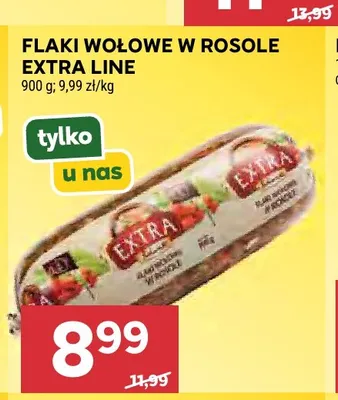 Flaki wołowe w rosole Extra Line promocja w Stokrotka