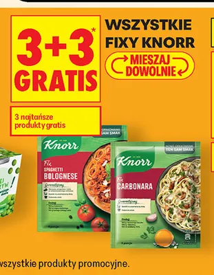 Fix Spaghetti Bolognese Knorr promocja w Biedronka