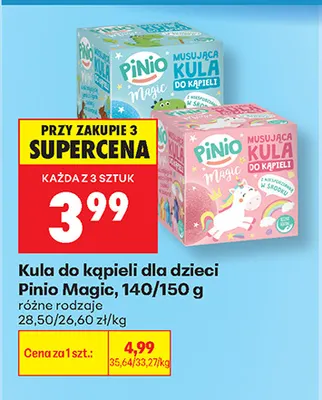 Kula do kąpieli dla dzieci Pinio Magic promocja w Biedronka