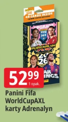Karty Adrenalyn Panini Fifa WorldCupAXL promocja w Leclerc