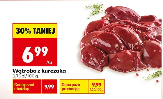 Wątroba z kurczaka promocja w Biedronka
