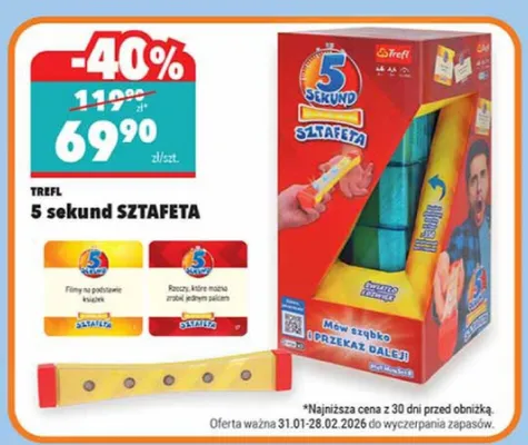 5 sekund SZTAFETA promocja w Biedronka