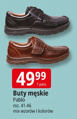 Buty męskie promocja w Leclerc