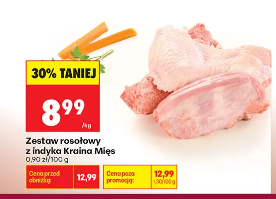 Zestaw rosołowy z indyka Kraina Mięs promocja w Biedronka