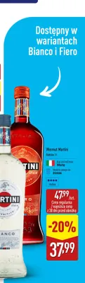 Wermut Martini Fiero promocja w Aldi