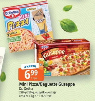 Mini Pizza/Baguette Guseppe promocja w Leclerc