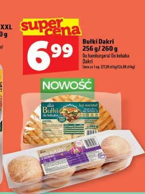 Bułki do hamburgera Dakri promocja w TOPAZ