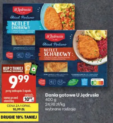 Dania gotowe U Jędrusia promocja w Delikatesy Centrum