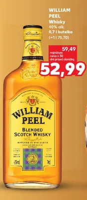 Whisky William Peel promocja w Kaufland