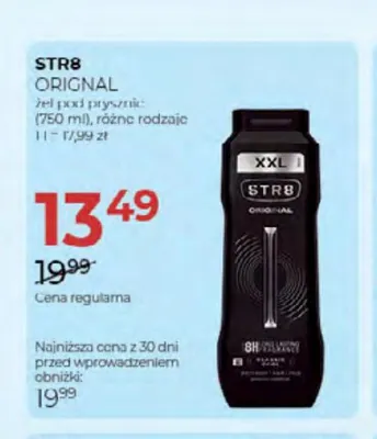 Żel pod prysznic STR8 Original promocja w Drogerie Jawa