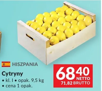 Cytryny promocja w Makro