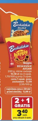 Bajgle Beskidzkie słony karmel promocja w Carrefour