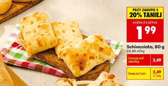 Schiacciata promocja w Biedronka