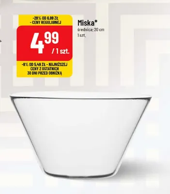 Miska 20 cm promocja w POLOmarket