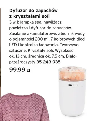 Dyfuzor do zapachów z kryształami soli promocja w Tchibo