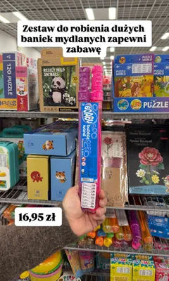 Zestaw do robienia dużych baniek mydlanych bubble wand Boabu promocja w Pepco