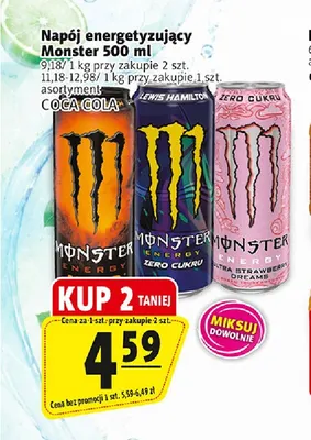 Napój energetyzujący Monster Energy promocja w Prim Market