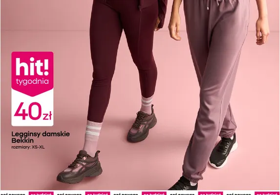 Legginsy damskie Bekkin promocja w Pepco