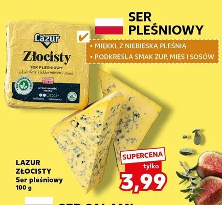 Ser pleśniowy LAZUR Złocisty promocja w Kaufland
